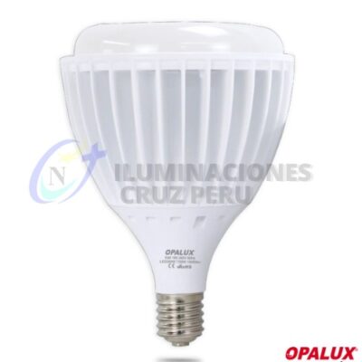 FOCO LED INDSUTRIAL MODELO BOTELLA 200W OPALUX E40 7200K FLUJO LUMINOSO 18 000Lm VIDA UTIL 25 000Hs ÁNGULO:180º 100-265VAC 60Hz