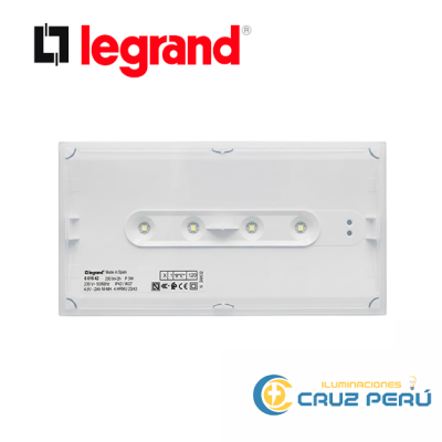 LUMINARIA DE EMERGENCIA LED LEGRAND 200LM 2H 661642