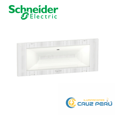 LUMINARIA DE EMERGENCIA LED SCHNEIDER 70LM 1H IP42 OVA38351