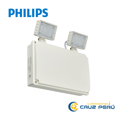 LUMINARIA DE EMERGENCIA PHILIPS EM164C SM TWIN SPOT NM3 ELB IP65