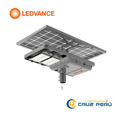 LUMINARIA SOLAR STREETLIGHT LEDVANCE 45W 4000K/5000K 9000LM IP65 100 000 HORAS DE VIDA