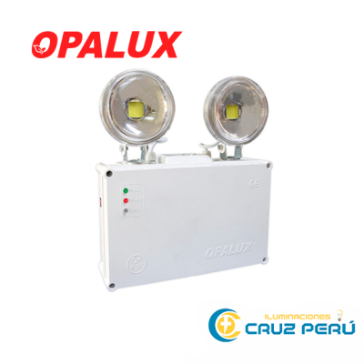 LUMINARIA DE EMERGENCIA OPALUX INDUSTRIAL 40W 2X20W 1200LM 65000K IP65 OP-9965C