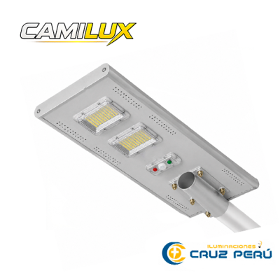 LUMINARIA ALUMBRADO PUBLICO SOLAR CAMILUX 800W 8000LM 7600K (440241)