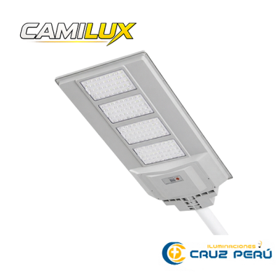 LUMINARIA ALUMBRADO PUBLICO SOLAR CAMILUX 1000W 12 000LM 50 000 HORAS DE VIDA