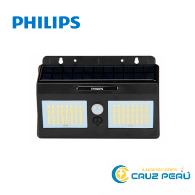 LUMINARIA APLIQUE SOLAR 30W PHILIPS 6500K 300LM BWS010 LED300/765 25 000 HORAS DE VIDA