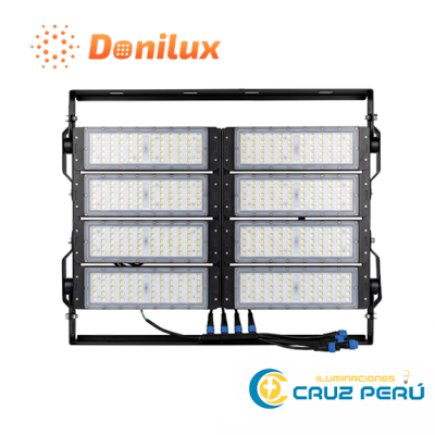 REFLECTOR LED INDUSTRIAL DONILUX 800W 6000K 144000LM  IP67 IK08 VIDA ÚTIL 70 000Hrs